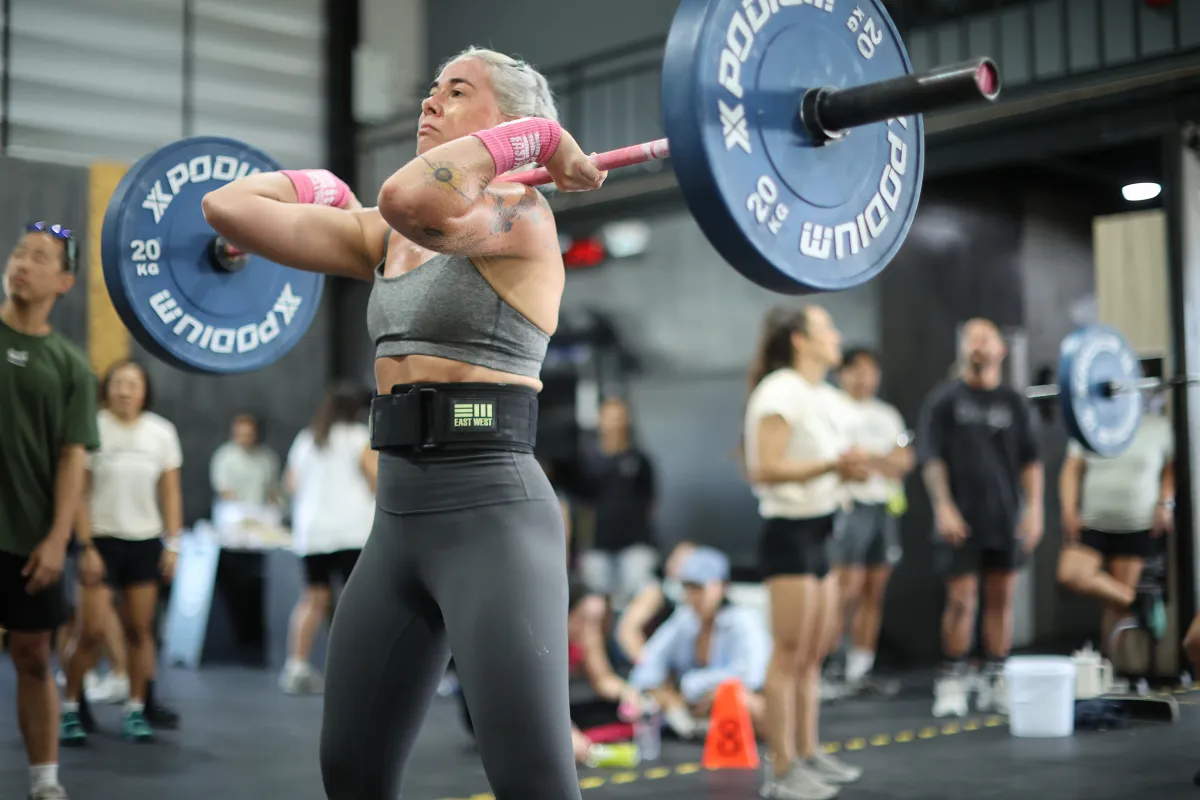 Image of female performing a 1 rep max